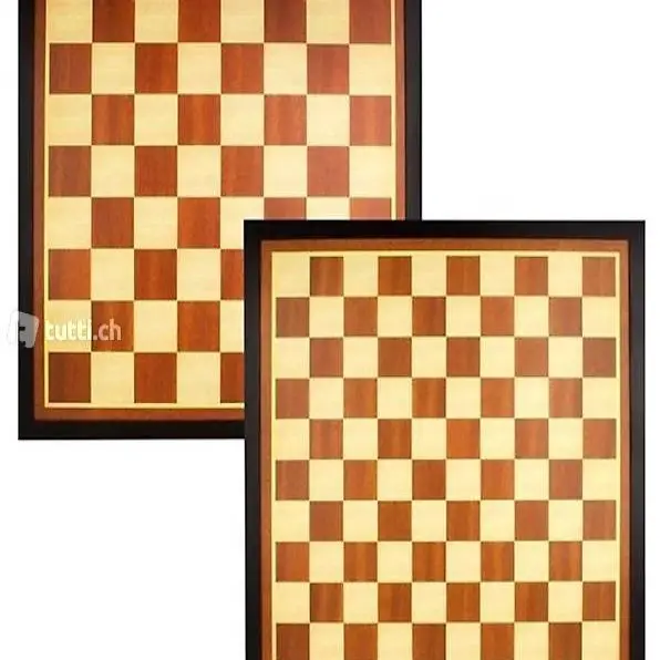  Schach-/ Damebrettspiel +Holzspiel