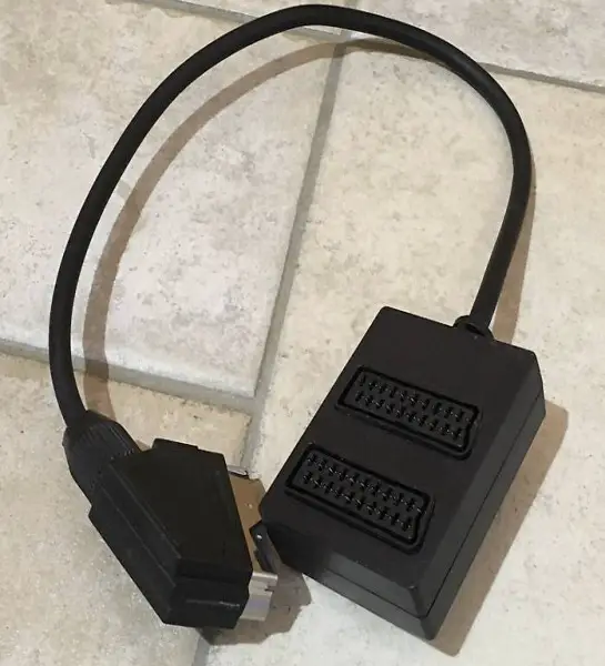 SCART Splitter - 2 Way, RGB Support, Non-Switched