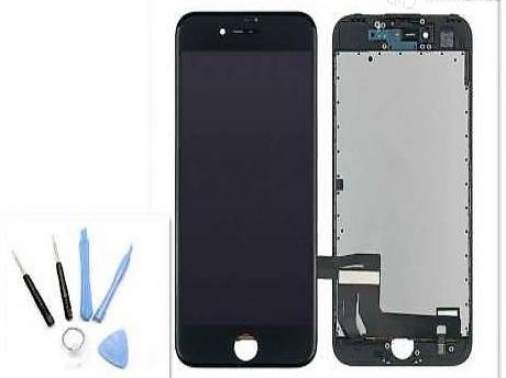  Portofrei schwarz iPhone 7 plus Display +Panzer folie