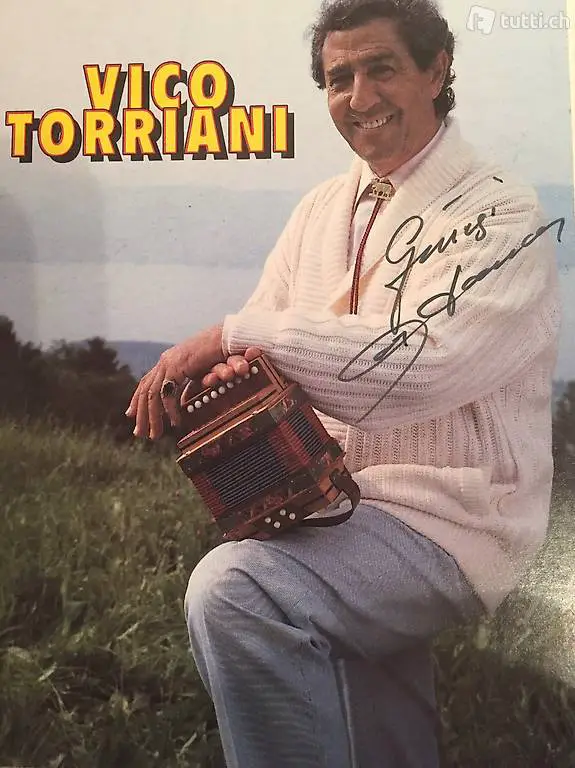 Autogrammkarte Vico Torriani Original