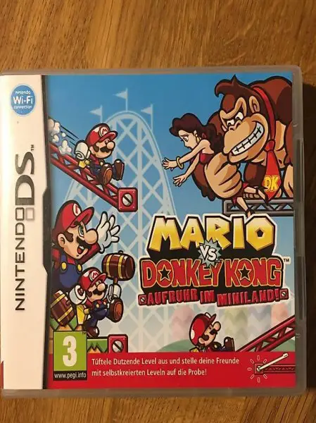 Nintendo DS Spiel, Mario vs. Donkey Kong Aufruhr im Miniland