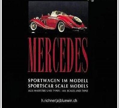  Braun, Mercedes Sportwagen im Modell
