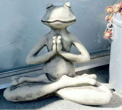Yoga-Frosch "der Lotus"