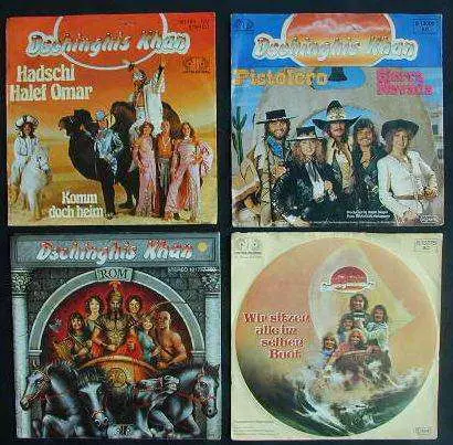 DSCHINGHIS KHAN Sammlung: 4 Vinyl Singles