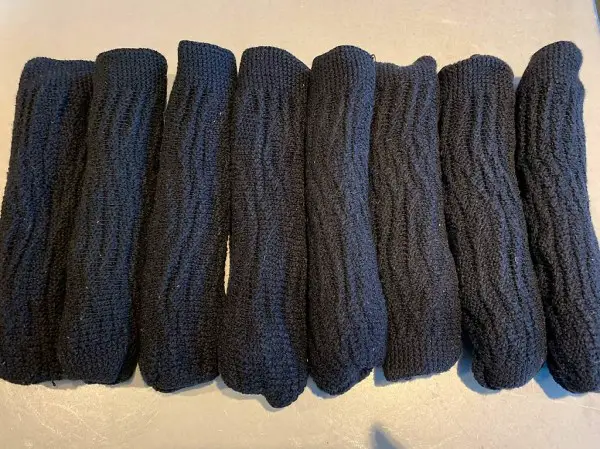Socken schwarz Grösse 39 bis 42