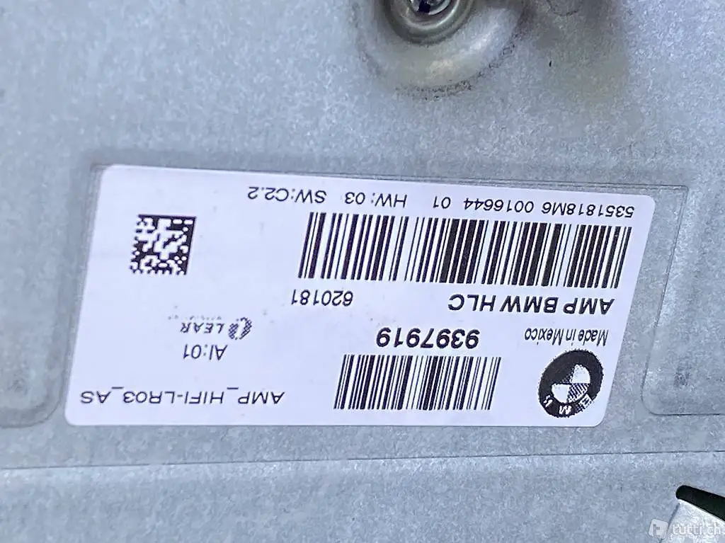  Verstärker HiFi-system BMW X3 F25 2016