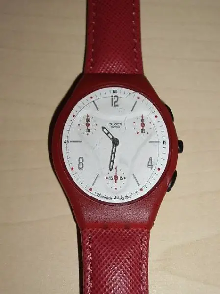 Swatch Uhr Red Illusion Strap