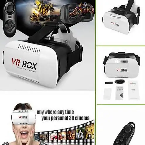  Portofrei schwarz Remote+ Virtual Reality VR box Brille Wie