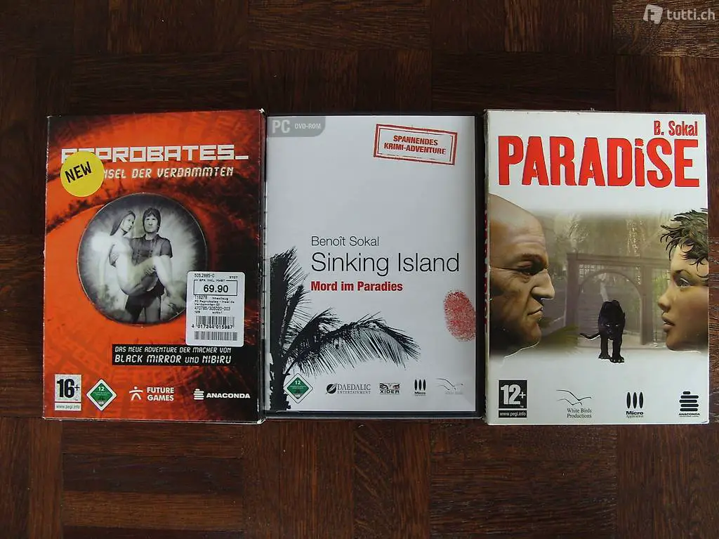 3 PC Games ?Reprobates ? Sinking Island ?Paradise