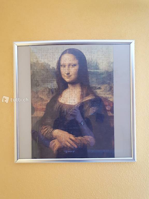 Mona Lisa Puzzle Bild