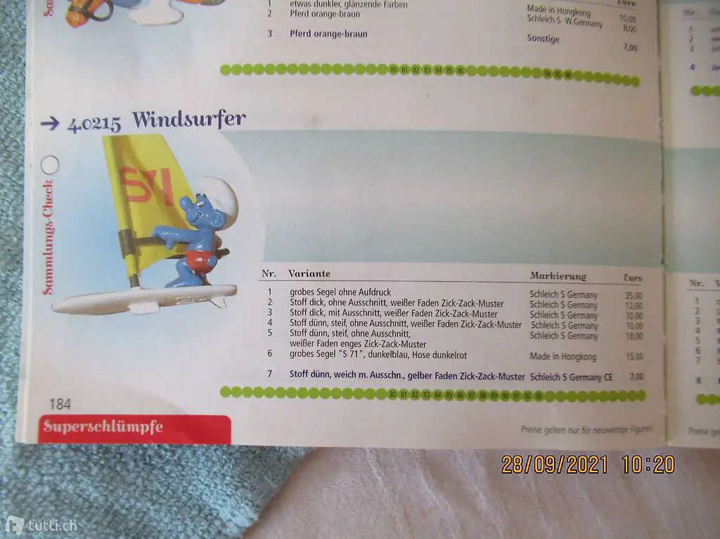 4.0215 Windsurfer, Schlumpf