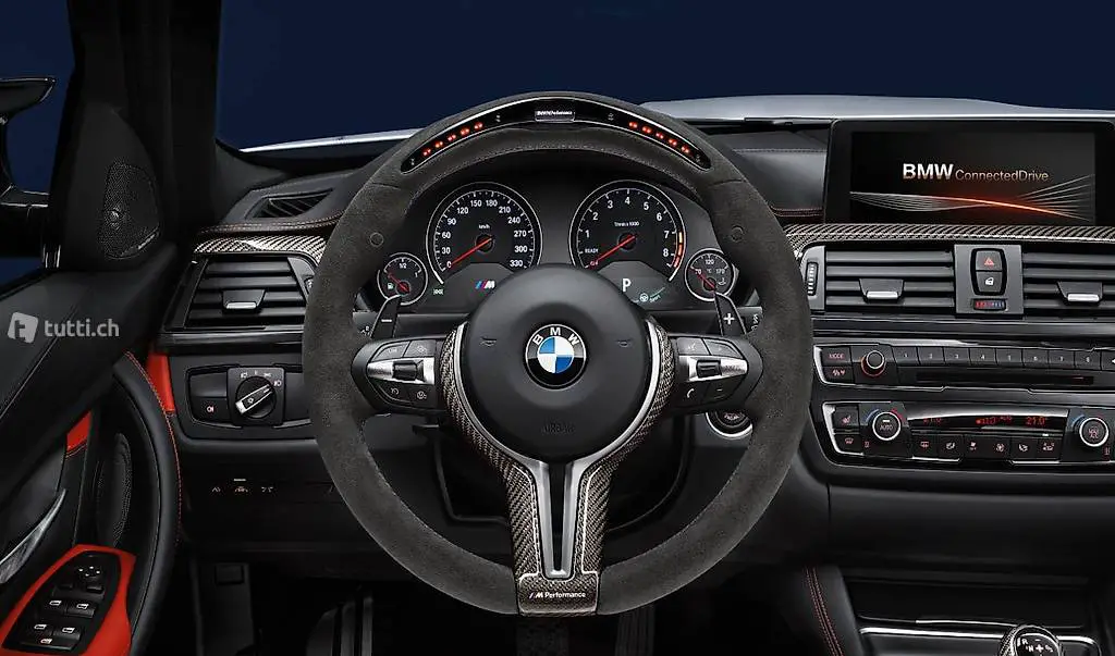  BMW M Performance Lenkrad Alcantara mit Carbonblende und Rac