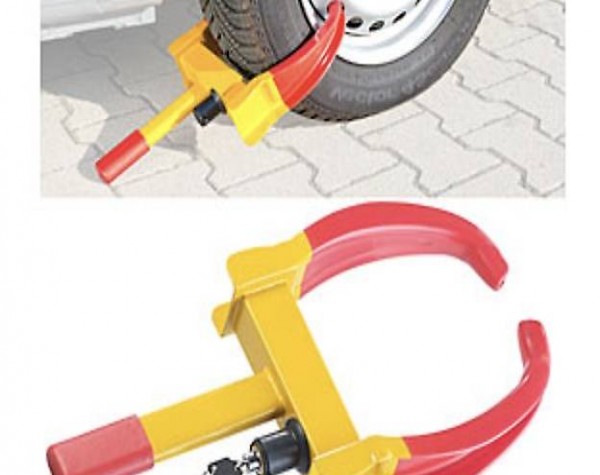  Universal-Radkralle zum Fahrzeug-Diebstahlschutz für Reifen