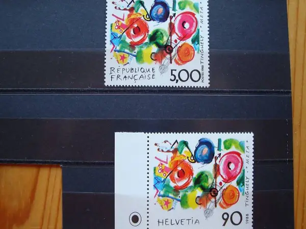 Briefmarken Jean Tinguely