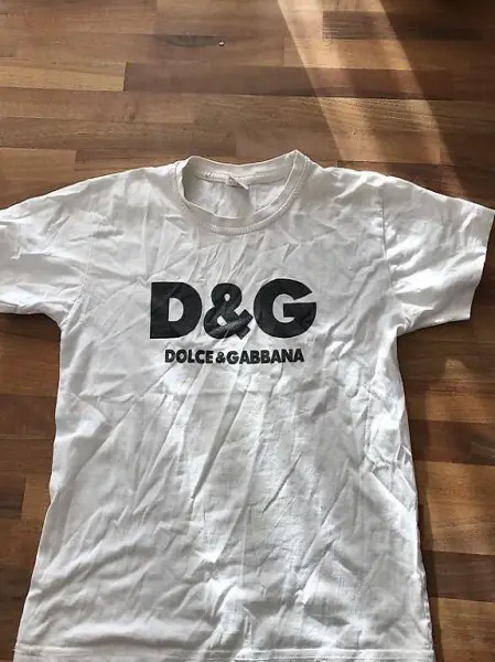 Shirt, weiss, D&G / Grösse 146
