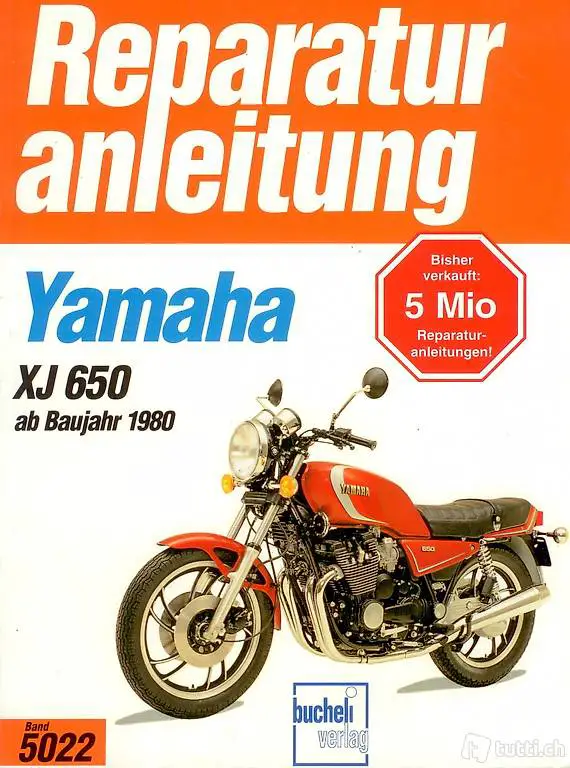 Reparaturanleitung für Yamaha XJ 650 ab 1980