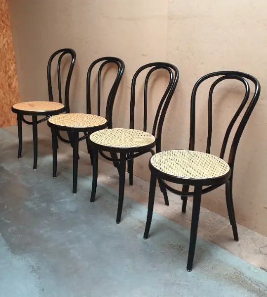 Formica chaise bistrot vintage jetons jeux PS Brocante