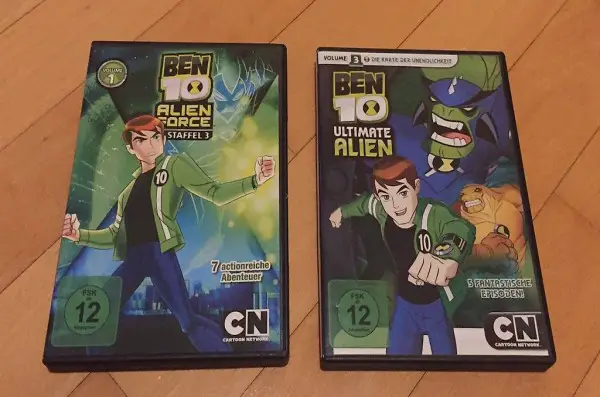 3 Ben 10 DVDs