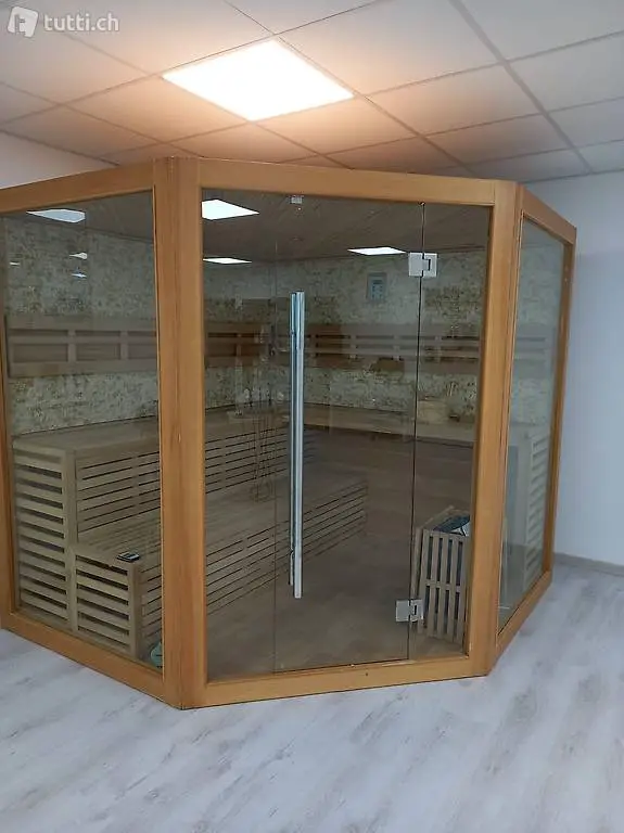 Sauna 4 posti in vetro
