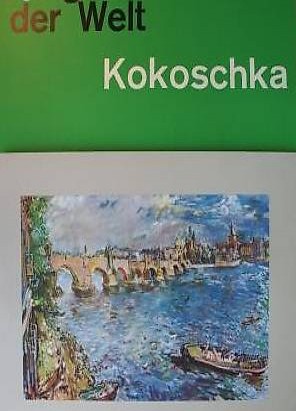 5 Kunstdrucke. Oskar Kokoschka. Die Grossen Maler der Welt.
