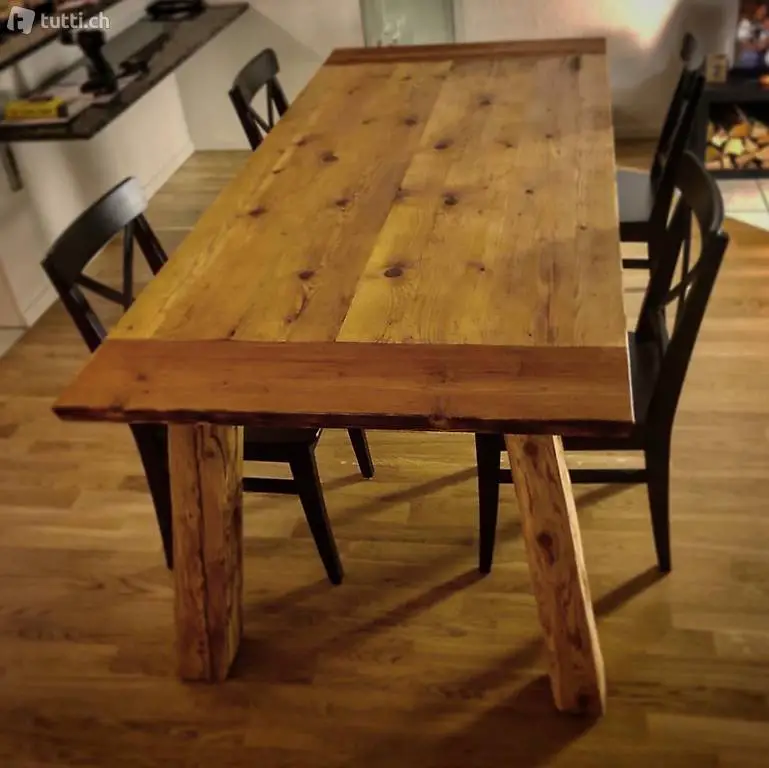 Tisch aus Altholz, Altholztisch, Massivholz