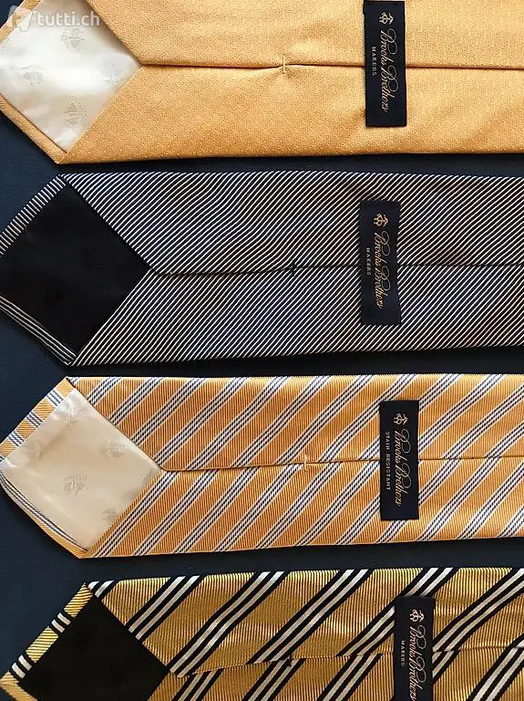 Vendo 4 cravatte Brooks Brothers