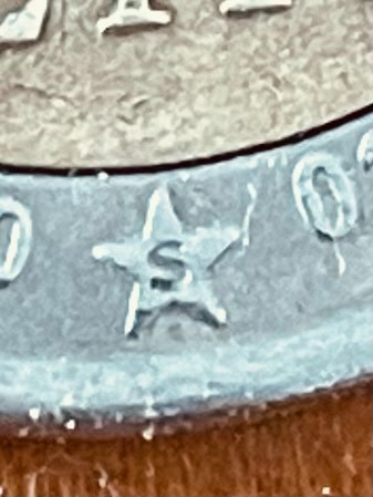 2 "EYPO" EURO - Münze mit "S" im Stern 2002 Griechenland