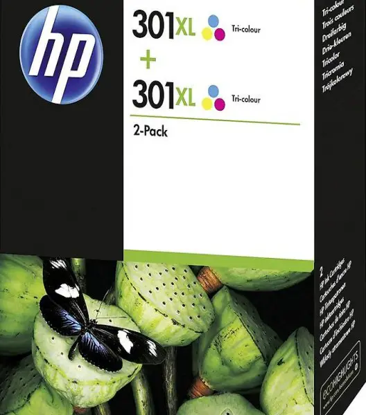  2 Stk. HP Nr. 301XL color (CH564EE) Patronen Duopack D8J46AE