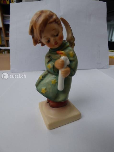 Goebel Christkindlein kommt Porzellanfigur handbemalt