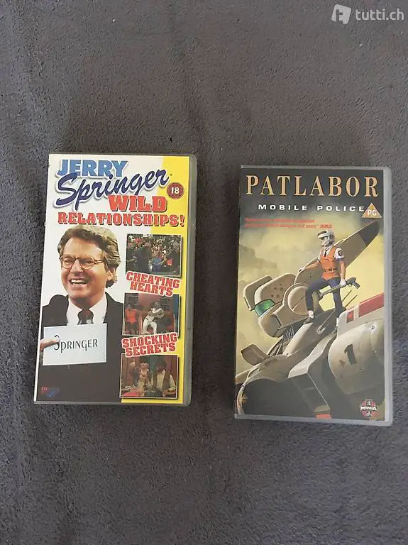 VHS Videokassetten in Englisch