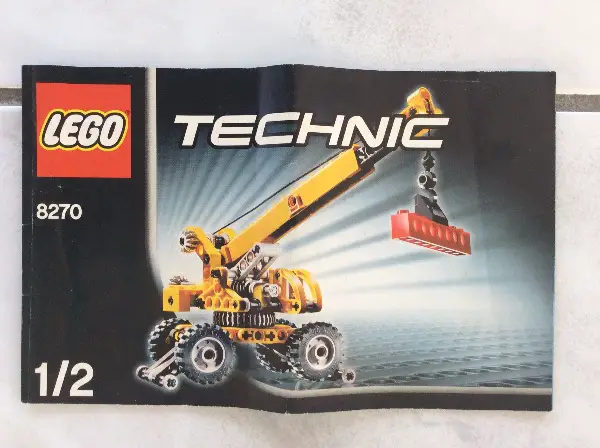 Lego Technic Baukran 8072 incl. Originalbauanleitungen